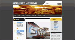 Desktop Screenshot of novotny-autoservis.webhelp.cz
